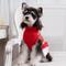 Show in main carousel: CuteBone Snowflake Argyle Dog Sweater Dress, Red, X-Small slide 3 of 9
