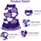 Show in main carousel: CuteBone Hearts Dog Sweater Dress, Purple, Small slide 4 of 9
