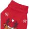 Show in main carousel: CuteBone Reindeer Print Dog Christmas Sweater, Red, Small slide 8 of 11
