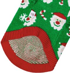 CuteBone Santa Claus Holiday Dog Sweater, Green, Medium slide 2 of 9