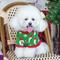 Show in main carousel: CuteBone Santa Claus Holiday Dog Sweater, Green, Large slide 2 of 10