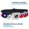 Show in main carousel: Buckle-Down Texas Flag Dog Collar, Large: 15 to 24-in neck, 1-in wide slide 5 of 9