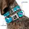 Show in main carousel: Buckle-Down Jazzy Wave Scribble Dog Collar, Large: 15 to 24-in neck, 1-in wide slide 3 of 9