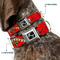 Show in main carousel: Buckle-Down Lucky Red Dog Collar, Medium: 11 to 16.5-in neck, 1-in wide slide 2 of 8