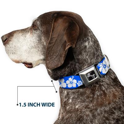Show full view: Buckle-Down Hibiscus Dog Collar, Small: 13 to 17-in neck, 1.5-in wide slide 7 of 8