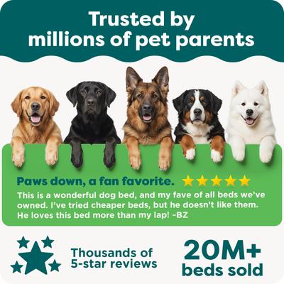 FurHaven Velvet Waves Perfect Comfort Orthopedic Sofa Cat & Dog Bed