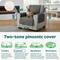 Show in main carousel: FurHaven Water-Resistant Reversible Furniture Protector, Gray/Mist, Chair slide 3 of 11