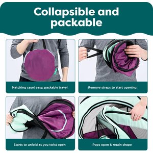 FurHaven Soft-Sided Dog & Cat Playpen, Gray, X-Large