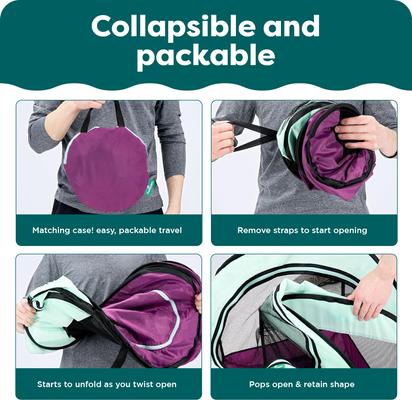 Show full view: FurHaven Soft-Sided Dog & Cat Playpen, Navy, X-Large slide 4 of 9