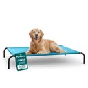 FurHaven Elevated Dog & Cat Bed, Capri Blue, X-Large