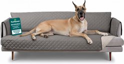 FurHaven Water-Resistant Reversible Furniture Protector, Gray/Mist, X-Large Sofa