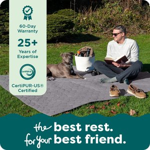 FurHaven Waterproof Cat & Dog Blanket Protector, Jumbo, Gray