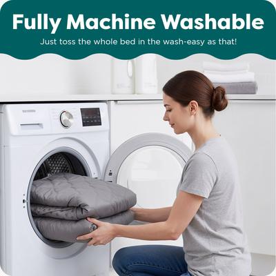 Show full view: FurHaven Waterproof Cat & Dog Blanket Protector, Jumbo, Gray slide 4 of 10