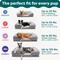 Show in main carousel: FurHaven Velvet Waves Perfect Comfort Cooling Gel Bolster Cat & Dog Bed with Removable Cover, Granite Gray, Jumbo slide 6 of 10