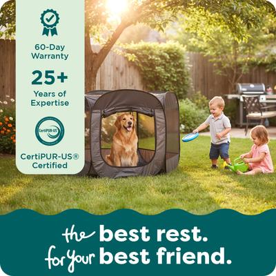 Show full view: FurHaven Soft-Sided Dog & Cat Playpen, Sailor Blue, X-Large slide 9 of 10