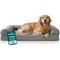 Show in main carousel: FurHaven Quilted Orthopedic Sofa Cat & Dog Bed with Removable Cover, Jumbo, Silver Gray slide 1 of 11