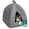 Show in main carousel: FurHaven Calming Fleece Covered Dog & Cat Bed, Heather Gray slide 1 of 8