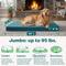 Show in main carousel: FurHaven Deluxe Oxford Orthopedic Indoor/Outdoor Dog & Cat Bed with Removable Cover, Jumbo, Deep Lagoon slide 3 of 9