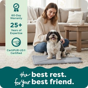 FurHaven ThermaNAP Faux Fur Self-Warming Dog & Cat Mat, Espresso, Small