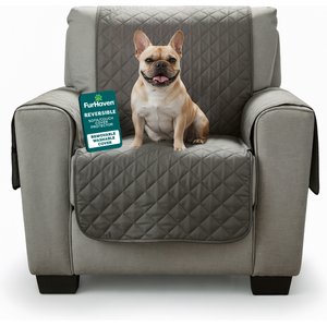 FurHaven Water-Resistant Reversible Furniture Protector, Gray/Mist, Chair