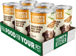 Your Pet's Kitchen Chicken Pot Pie Wet Dog Food, 13.2-oz can, case of 6
