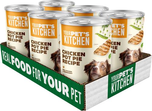 Your Pet's Kitchen Chicken Pot Pie Wet Dog Food, 13.2-oz can, case of 6