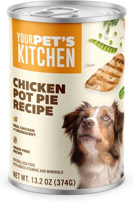 Show full view: Your Pet's Kitchen Variety Pack Chicken & Beef Wet Dog Food, 13.2-oz can, case of 12 slide 4 of 9