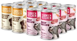 Your Pet's Kitchen Variety Pack Chicken & Beef Wet Dog Food, 13.2-oz can, case of 12