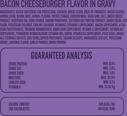 A Strong Heart Bacon Cheeseburger Flavor in Gravy Wet Dog Food, 5.5-oz can, case of 24 slide 2 of 9