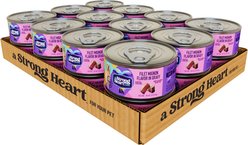 A Strong Heart Filet Mignon Flavor in Gravy Wet Dog Food, 5.5-oz can, case of 24