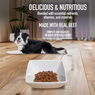 Show full view: A Strong Heart Filet Mignon Flavor in Gravy Wet Dog Food, 5.5-oz can, case of 24 slide 8 of 10