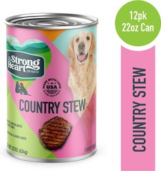 A Strong Heart Country Stew Wet Dog Food, 22-oz can, case of 12 slide 2 of 9