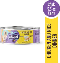 A Strong Heart Chicken & Rice Dinner Wet Dog Food, 5.5-oz can, case of 24 slide 2 of 9