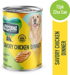 A Strong Heart Savory Dinner with Chicken Wet Dog Food, 22-oz can, case of 12 slide 2 of 9