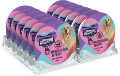 A Strong Heart Filet Mignon Flavor in Gravy Wet Dog Food, 3.5-oz cup, case of 12
