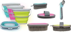 Tail Tamer by Professional's Choice Horse Grooming Kit with Bucket, Assorted