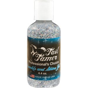 Tail Tamer by Professional's Choice Sparkle & Shine Gel Horse Polish, Silver, 4.4-oz jar