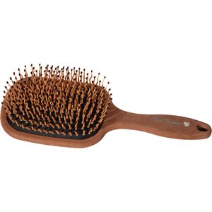 Tail Tamer by Professional's Choice Wooden Paddle Horse Brush, Natural