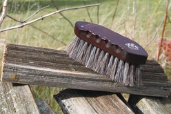 Tail Tamer by Professional's Choice Wood Natural Horse Hair Brush, Natural, Small