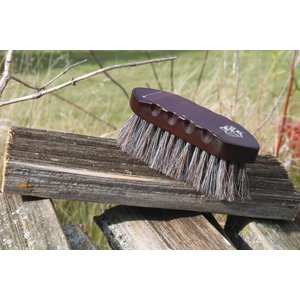 Tail Tamer by Professional's Choice Wood Natural Horse Hair Brush, Natural, Small