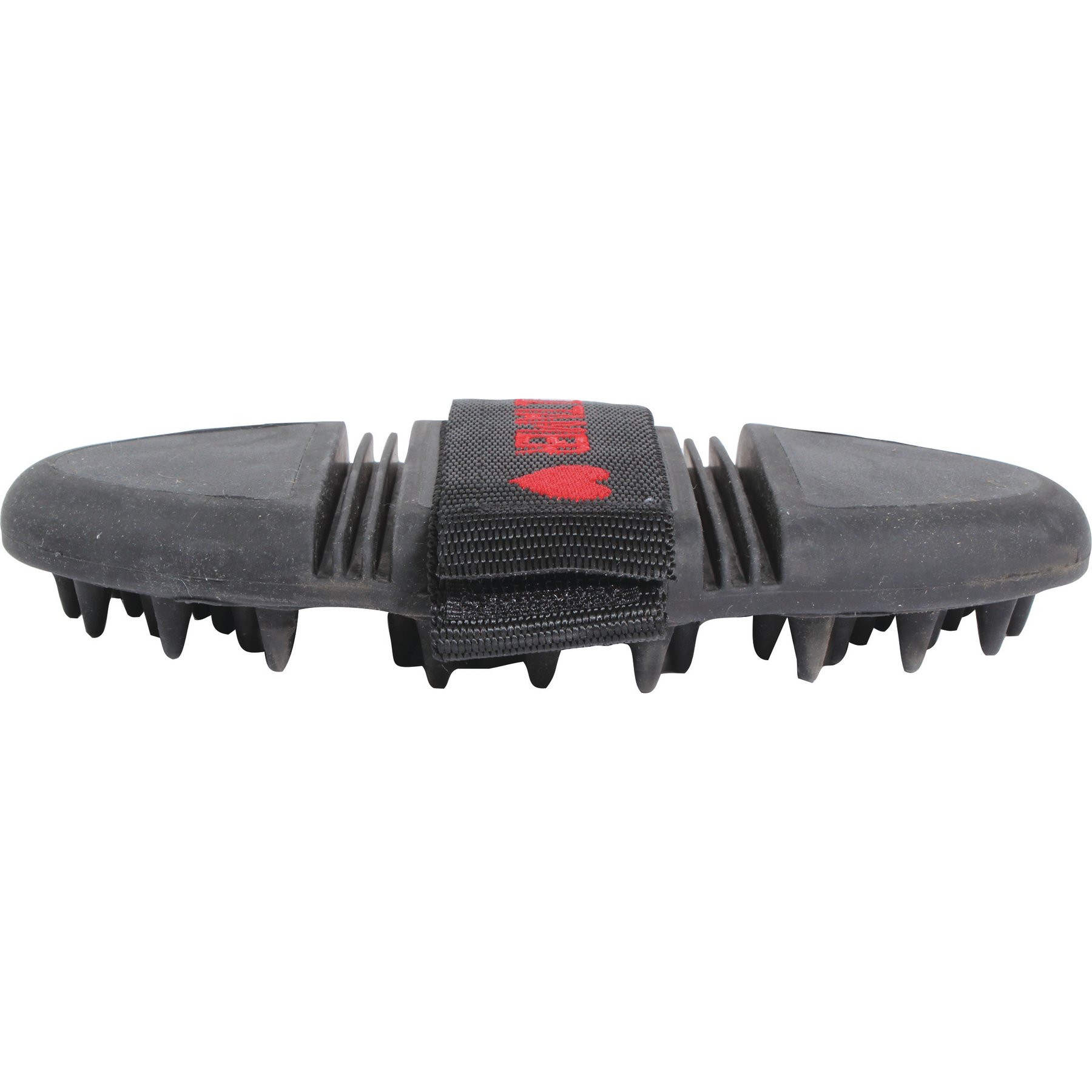 Tail Tamer by Professional's Choice Soft Touch Flex Massage Horse Brush, Black