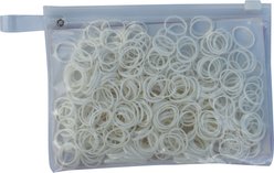 Tail Tamer by Professional's Choice Slick Rubber Bands, White