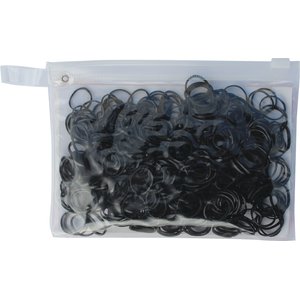 Tail Tamer by Professional's Choice Slick Rubber Bands, Black