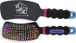 Tail Tamer by Professional's Choice Curved Horse Brush, Rainbow