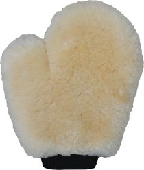 Tail Tamer by Professional's Choice Shearling Horse Grooming Mitt, Natural