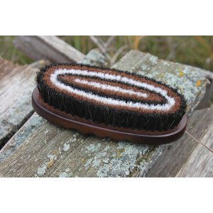 Tail Tamer by Professional's Choice Wood Natural Short Horse Hair Brush, Natural