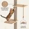 Show in main carousel: Yafylly Sunbathing & Observation 49.2-in Cat Window Perch Tree with Resting Platform, Natural, Large slide 6 of 9