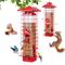 Show in main carousel: Yarty Squirrel Proof Wild Bird Feeder, 3-lb, Red slide 1 of 9