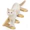 Show in main carousel: FUKUMARU Solid Rubber Wood Wall Mounted Cat Wall Climber Shelf, Brown slide 1 of 7