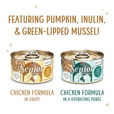 Show full view: Weruva Senior Golden Moments Variety Pack Canned Cat Food, 12 count, 3-oz can slide 6 of 10